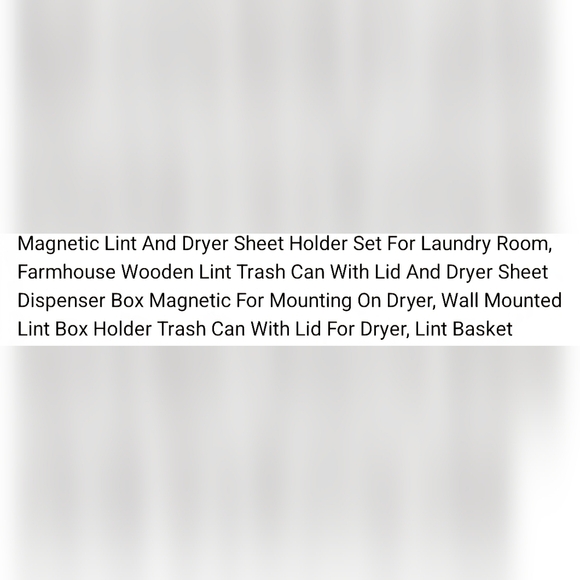COPY - New! Magnetic Lint And Dryer Sheet Holder! - Picture 3 of 3